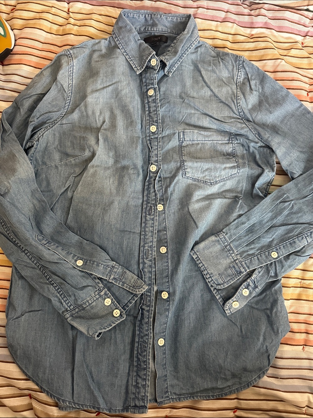 J. Crew chambray tee